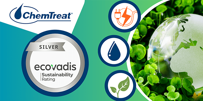 ChemTreat recebe classificação de sustentabilidade prata da EcoVadis
