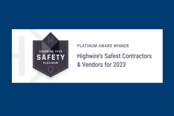 ChemTreat reconhecida com o Platinum Safety Award da Highwire